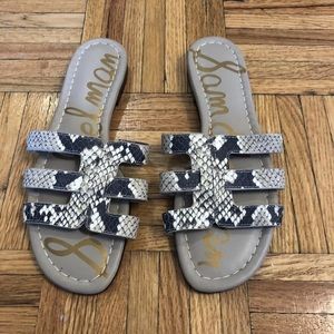 Sam Edelman snakeskin flats size 6